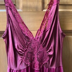 Vintage Wine Colored Olga Sleep Gown